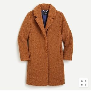 NWT J.Crew Teddy Sherpa Coat